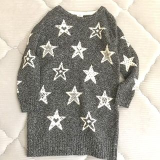 ベビーギャップ(babyGAP)のbaby GAP 4years 綿ニット長袖ワンピース(ワンピース)