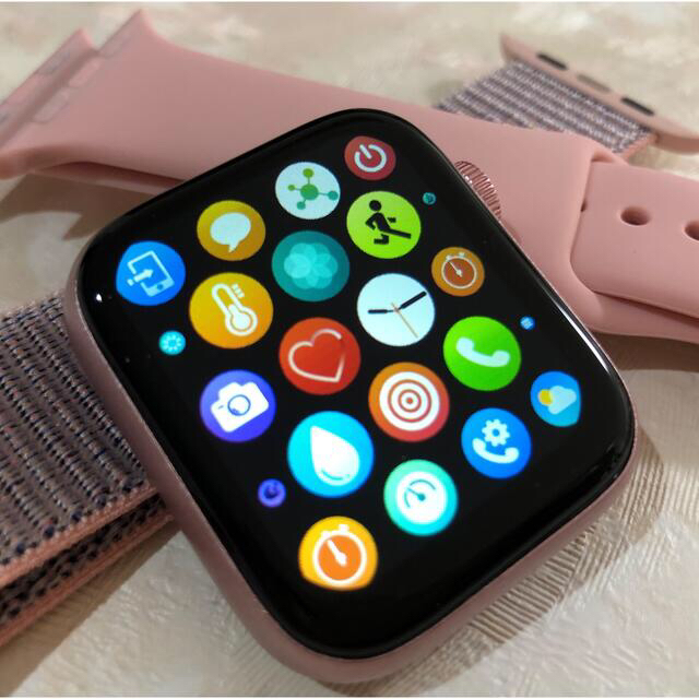 【値下げ】スマートウォッチ HW19 未使用 ピンク メンズの時計(腕時計(デジタル))の商品写真