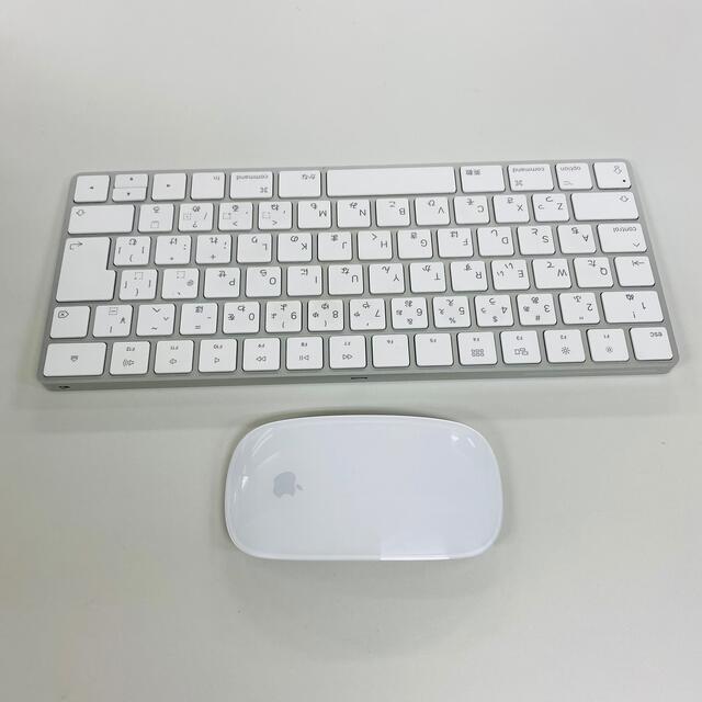 Apple(アップル)の純正Apple Magic Keyboard2＋Magic Mouse2 セット スマホ/家電/カメラのPC/タブレット(PC周辺機器)の商品写真