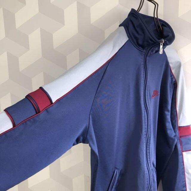 NIKE - 【80sヴィンテージ ナイキ】LサイズUSA製トラックジャケット NIKE - 【80sヴィンテージ ナイキ】LサイズUSA製トラックジャケット