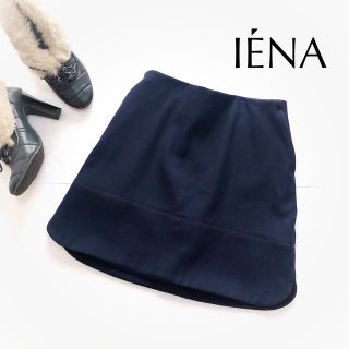 イエナ(IENA)のIENA ウール混 スカート＊スピックアンドスパン ノーブル ノーリーズ ロペ(ミニスカート)