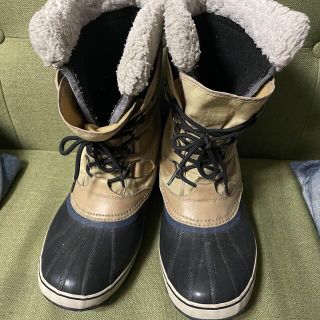 ソレル(SOREL)のソレル　スノーブーツ　SOREL 28センチ　ベージュ　パック　ナイロン　防寒(ブーツ)