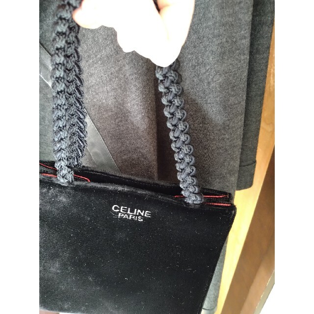 celine(セリーヌ)のCELINEセリーヌ ベルベットパーティバッグ レディースのバッグ(ハンドバッグ)の商品写真
