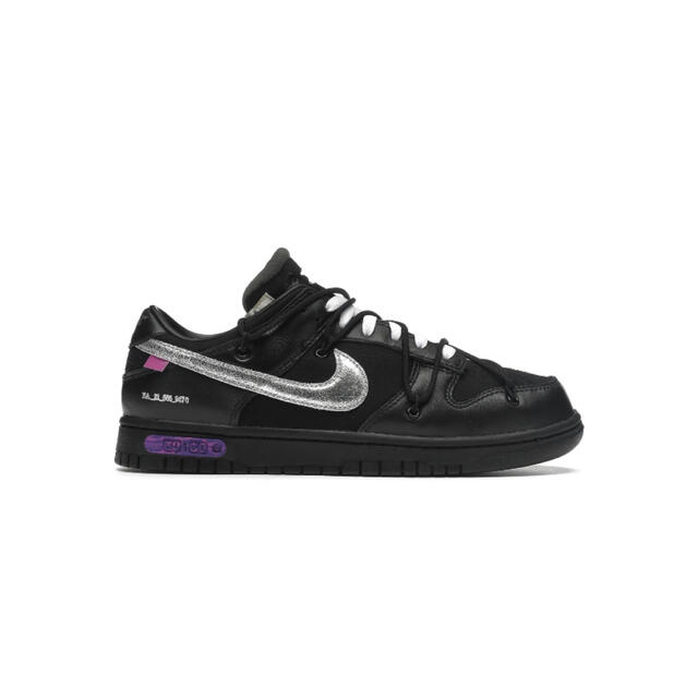 nike off white dunk low 50 black オフホワイト