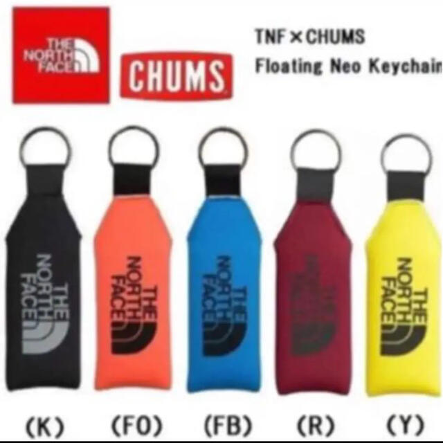 THE NORTH FACE(ザノースフェイス)の【未開封新品】キーホルダー　ノースフェイス×チャムス　キーリング　全色在庫あり メンズのファッション小物(キーホルダー)の商品写真