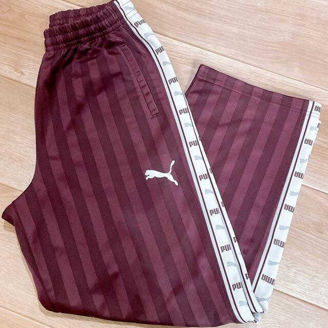 PUMA - PUMA ジャージ ワインレッド 赤紫 えんじ 希少カラーの PUMA - PUMA ジャージ ワインレッド 赤紫 えんじ 希少カラーの