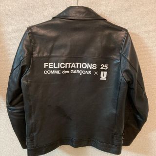 コムデギャルソン(COMME des GARCONS)のコムデギャルソン×アンダーカバーライダースジャケット(ライダースジャケット)