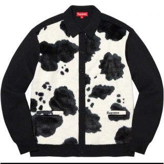 シュプリーム(Supreme)のSupreme Cow Print Cardigan Black L(カーディガン)