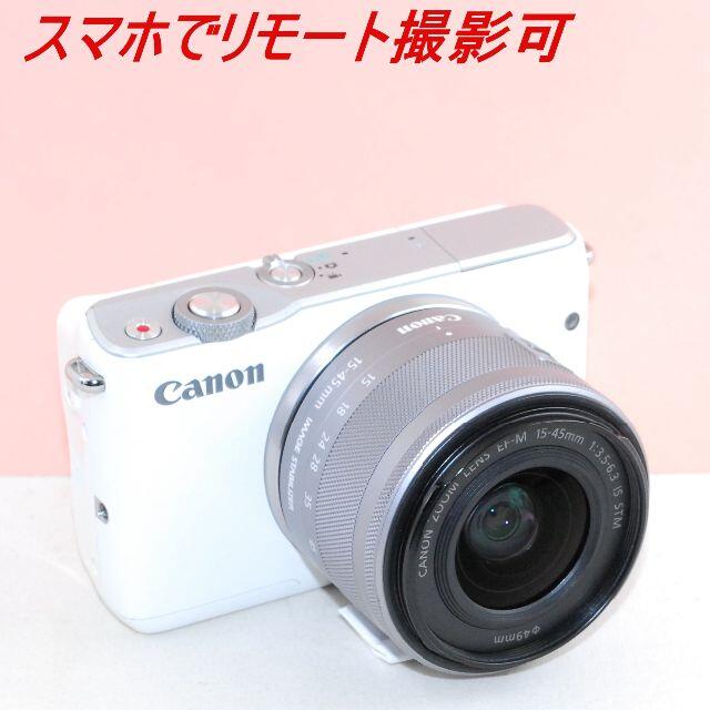 Canon(キヤノン)のWi-Fi＆自撮り スマホでリモート撮影★CANON EOS M10 スマホ/家電/カメラのカメラ(ミラーレス一眼)の商品写真