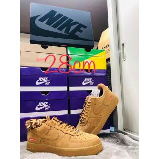 シュプリーム(Supreme)のSUPREME AIR FORCE 1  WHEAT 28cm(スニーカー)