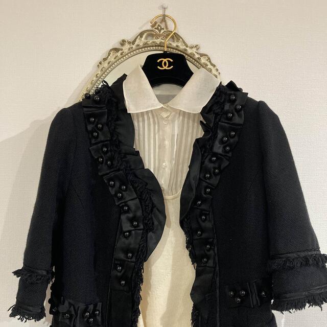 CHANEL(シャネル)のCHANEL  シルクカシミヤ　シャツ　ニット　ブラウス　ジレ　ベスト　 レディースのトップス(ベスト/ジレ)の商品写真