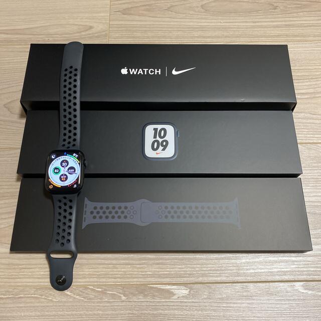 Apple Watch Nike Series 7（GPSモデル）- 45mmメンズ - 腕時計(デジタル)