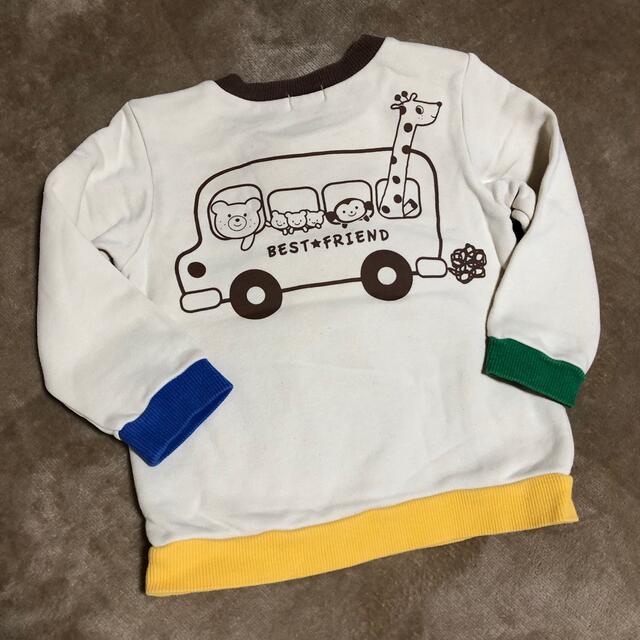 mikihouse(ミキハウス)のミキハウス トレーナー ９０サイズ キッズ/ベビー/マタニティのキッズ服男の子用(90cm~)(Tシャツ/カットソー)の商品写真