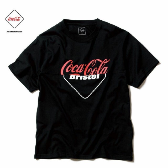 F.C.Real BristolCOCA-COLA SPLIT LOGO TE - Tシャツ/カットソー(半袖