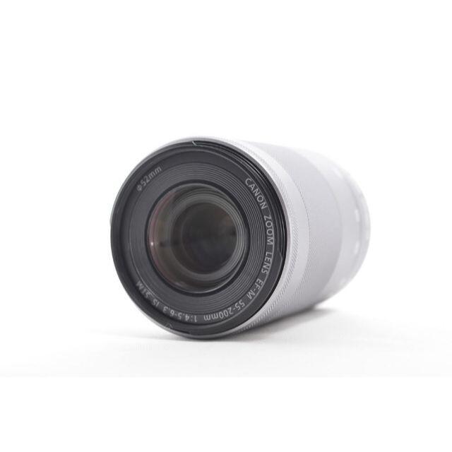 Canon(キヤノン)のCanon 望遠レンズ EF-M 55-200mm STM 交換レンズ スマホ/家電/カメラのカメラ(レンズ(ズーム))の商品写真