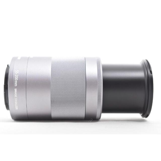 Canon(キヤノン)のCanon 望遠レンズ EF-M 55-200mm STM 交換レンズ スマホ/家電/カメラのカメラ(レンズ(ズーム))の商品写真