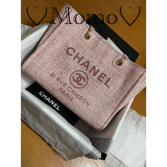 CHANEL(シャネル)の① 新品未使用 2018/19クルーズ CHANEL ドーヴィル レディースのバッグ(トートバッグ)の商品写真