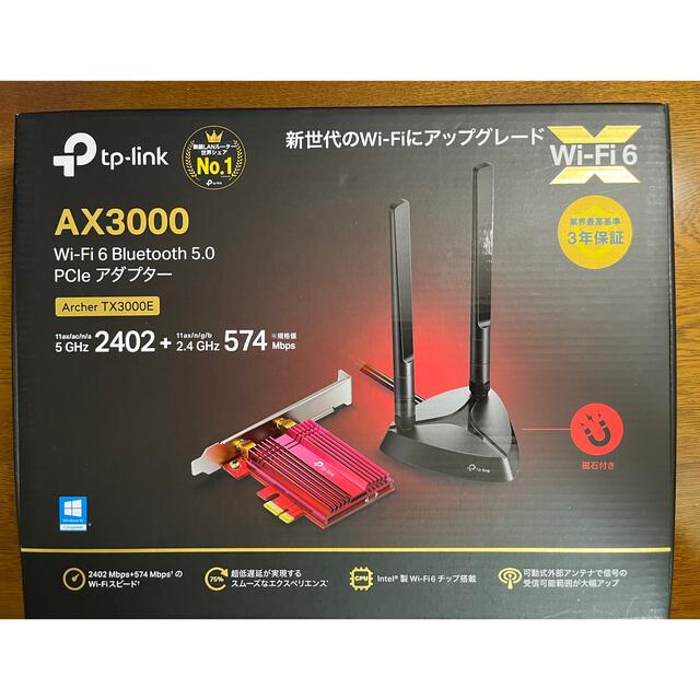 Archer TX3000E Wi-Fi6 Bluetooth5.0 アダプター スマホ/家電/カメラのPC/タブレット(PCパーツ)の商品写真