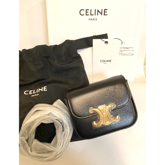 celine - 【CELINE】ミニ トリオンフ カーフスキン ミニバック