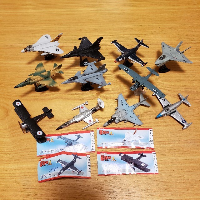 ヒィギア戦闘機10体 チョコエッグ戦闘機シリーズ③ 【送料0円】 - 特撮