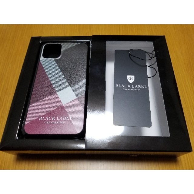 BLACK LABEL CRESTBRIDGE(ブラックレーベルクレストブリッジ)の新品ブラックレーベルクレストブリッジ　iPhoneケース　バーバリー　11pro スマホ/家電/カメラのスマホアクセサリー(iPhoneケース)の商品写真