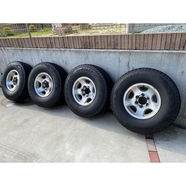 ランドクルーザー80純正ホイール　285/75R16スタッドレスタイヤ4本セット自動車