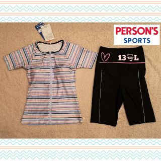 パーソンズ(PERSON'S)のPERSON'S パーソンズ フィットネス水着 セパレート 半袖(水着)