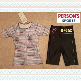 PERSON'S パーソンズ フィットネス水着 セパレート 半袖