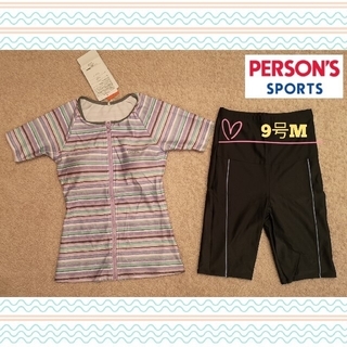 パーソンズ(PERSON'S)のPERSON'S パーソンズ フィットネス水着 セパレート 半袖(水着)