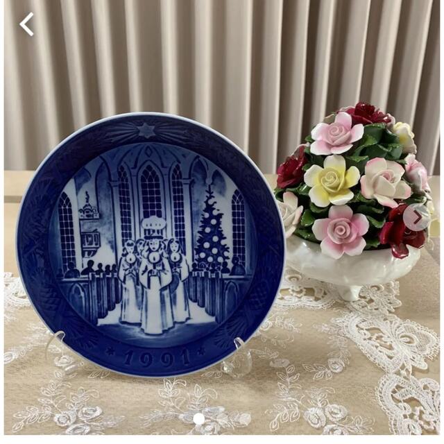 ROYAL COPENHAGEN(ロイヤルコペンハーゲン)のロイヤルコペンハーゲン イヤープレート1991 エンタメ/ホビーの美術品/アンティーク(陶芸)の商品写真