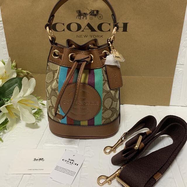 COACH コーチ ミニデンプシーバケットバッグ ミニショルダーバッグ