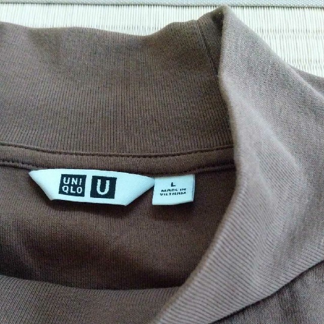 UNIQLO(ユニクロ)のユニクロ　モックネック　プルオーバー メンズのトップス(Tシャツ/カットソー(七分/長袖))の商品写真