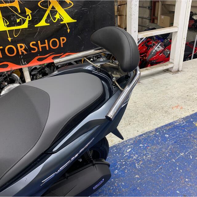 大人の上質 PCX125 全年式対応 バックレスト付タンデムバー PCX160 ...