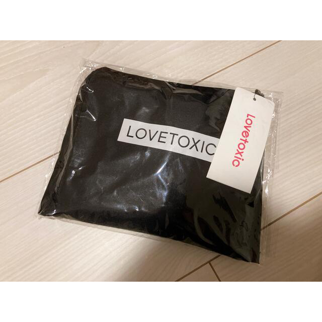 ラブトキ　エコバッグ　ブラック　lovetoxic レディースのバッグ(エコバッグ)の商品写真