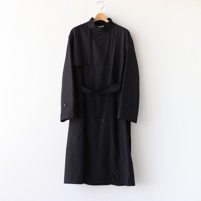 20AW / WASHED FINX CUPRO TWILL LONG COAT