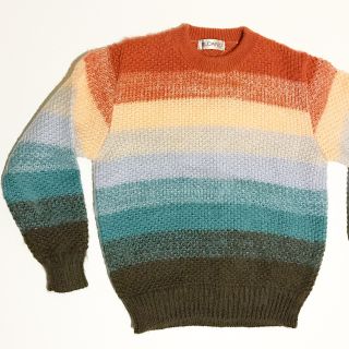 サンタモニカ(Santa Monica)のvintage border knit(ニット/セーター)