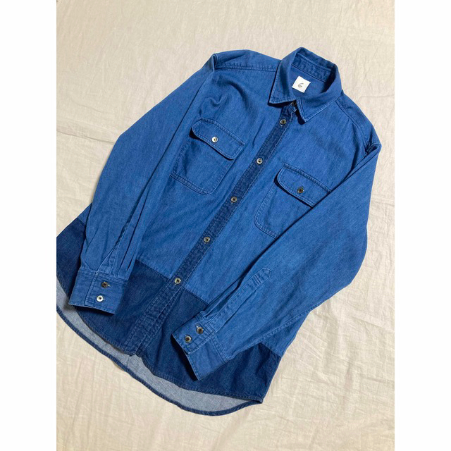 期間限定価格商品 DENIM 6(ROKU) BLOCK ｜ラクマ ha_mii by デニムシャツの通販 SHIRT シャツ/ブラウス(長袖/七分)