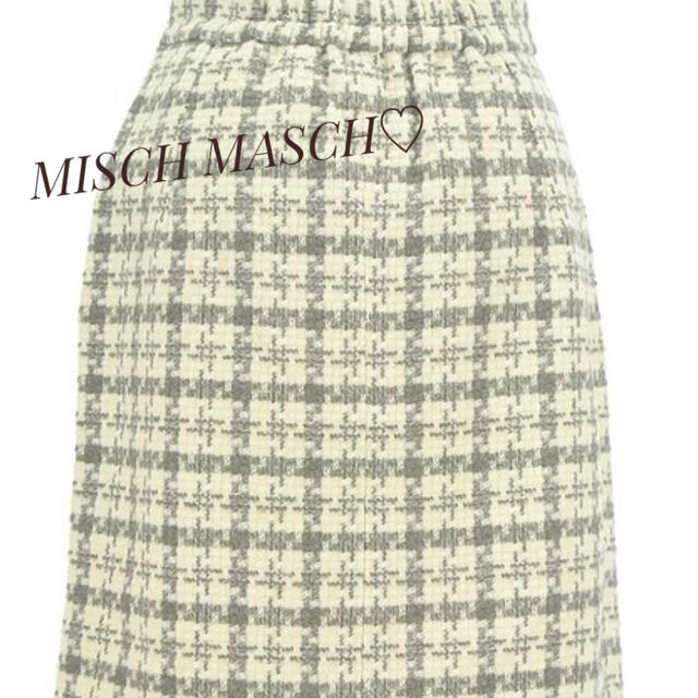 MISCH MASCH(ミッシュマッシュ)のMISCH MASCH♡千鳥柄スカート♡ レディースのジャケット/アウター(ロングコート)の商品写真