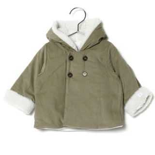 プチバトー(PETIT BATEAU)の新品プチバトー コーデュロイ小人コート 6M67cm 複数購入お値引きします(ジャケット/コート)