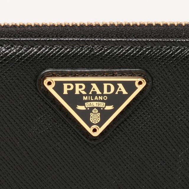 PRADA(プラダ)のプラダ 長財布 ラウンドファスナー レディース サフィアーノメタルオロ レディースのファッション小物(財布)の商品写真