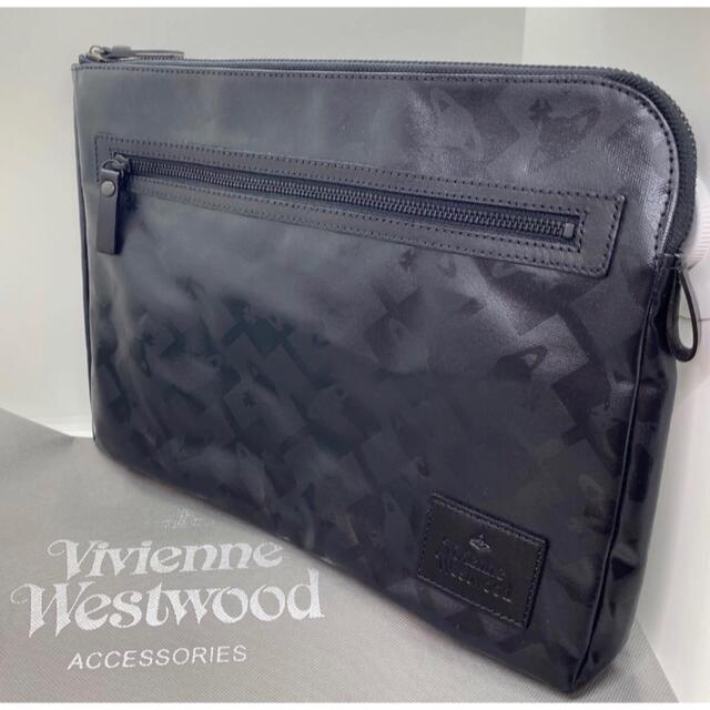 未使用！Vivienne Westwood クラッチバッグ BLK A4ファイル