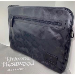 ヴィヴィアンウエストウッド(Vivienne Westwood)の未使用！Vivienne Westwood クラッチバッグ BLK A4ファイル(セカンドバッグ/クラッチバッグ)