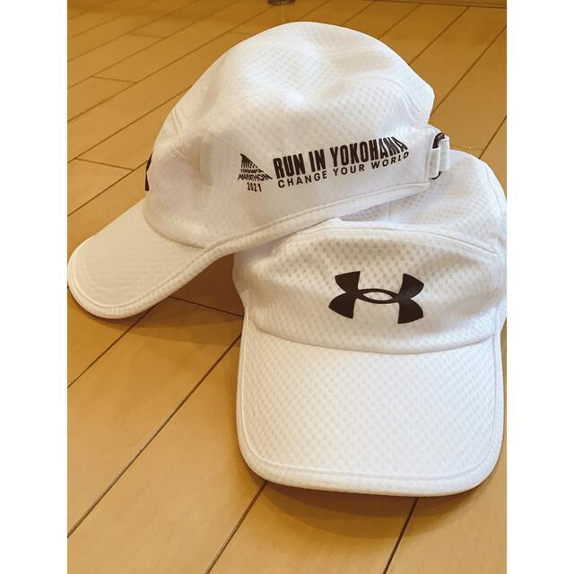 UNDER ARMOUR(アンダーアーマー)の2021横浜マラソンボランティアキャップ メンズの帽子(キャップ)の商品写真