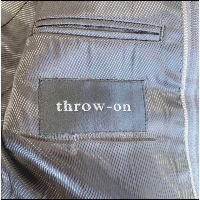 THROW-ON - 【美品】throw-on メンズスーツ ストライプ ジャケットの