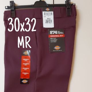 ディッキーズ(Dickies)の新品 30x32 MR ワークパンツ ディッキーズ マルーン(ワークパンツ/カーゴパンツ)