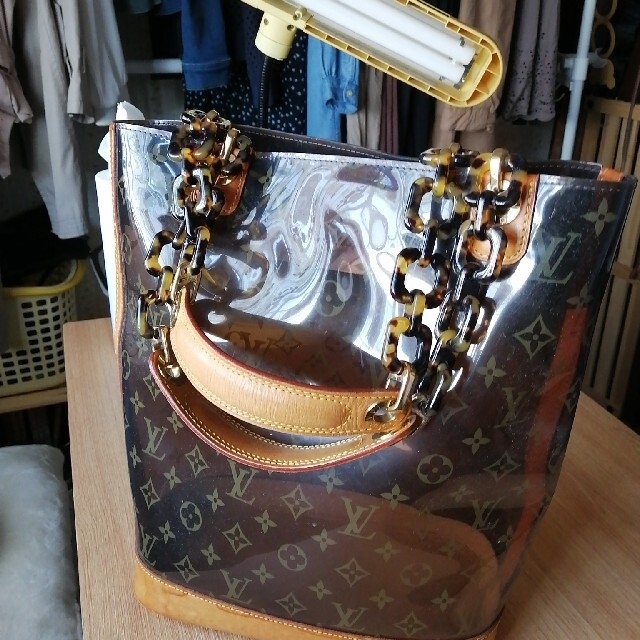 LOUIS VUITTON(ルイヴィトン)のamy 様専用　ルイビィトン　シースルーバング レディースのバッグ(トートバッグ)の商品写真