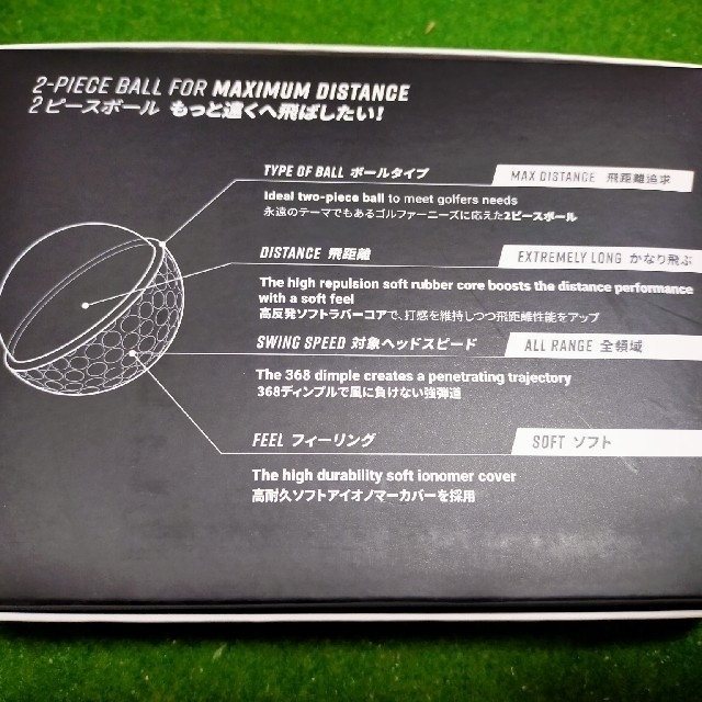 本間ゴルフ(ホンマゴルフ)の新品　2ダース　2020モデル　HONMA D1 ゴルフボール　ピンク スポーツ/アウトドアのゴルフ(その他)の商品写真