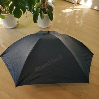 モンベル(mont bell)のmont-bell🔵トラベル　サンブロックアンブレラ　ブルーグリーン(登山用品)