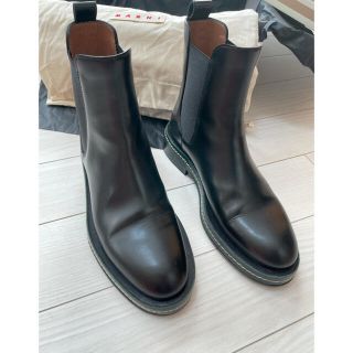 マルニ(Marni)のMARNI  サイドゴアブーツ　人気ブラック【37 】新品未使用(ブーツ)