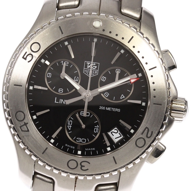 早割クーポン! - Heuer TAG ☆訳あり★保証書付き【TAG メンズ クォーツ CJ1110 クロノグラフ リンク HEUER】タグホイヤー 腕時計(アナログ)
